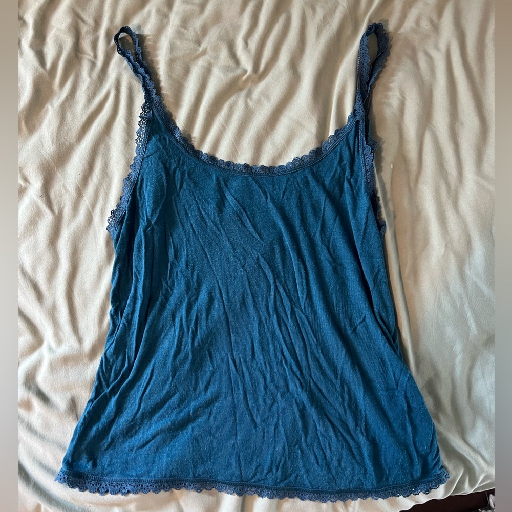 American Eagle, soft and sexy turquoise tank top size medium